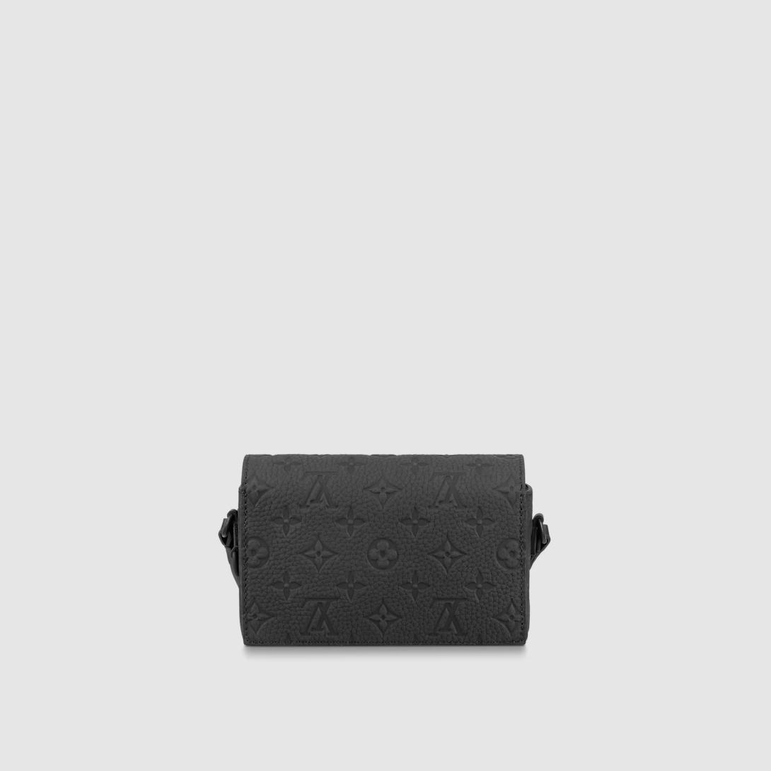 Túi Louis Vuitton Steamer Wearable Wallet Monogram Taurillon Leather Nam Đen